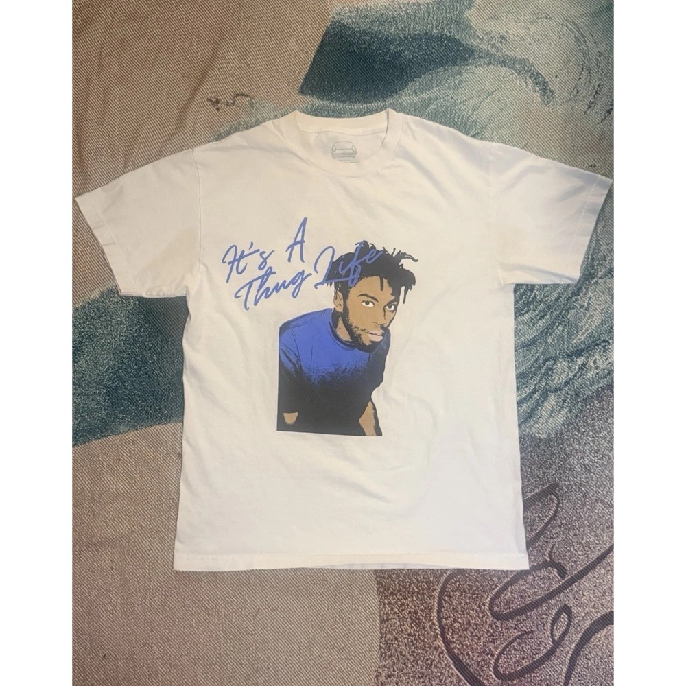 brockhampton iridescence It's A Thug Life Tshirt White  Short Sleeve Shirt